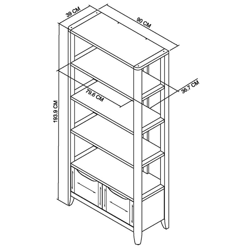 Valais Oak Display Unit
